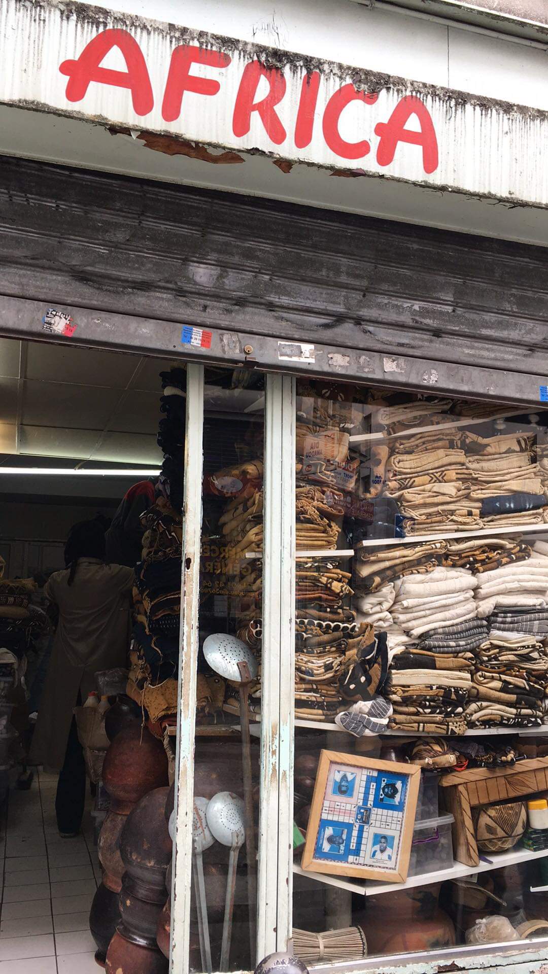 Boutique de tissus africains