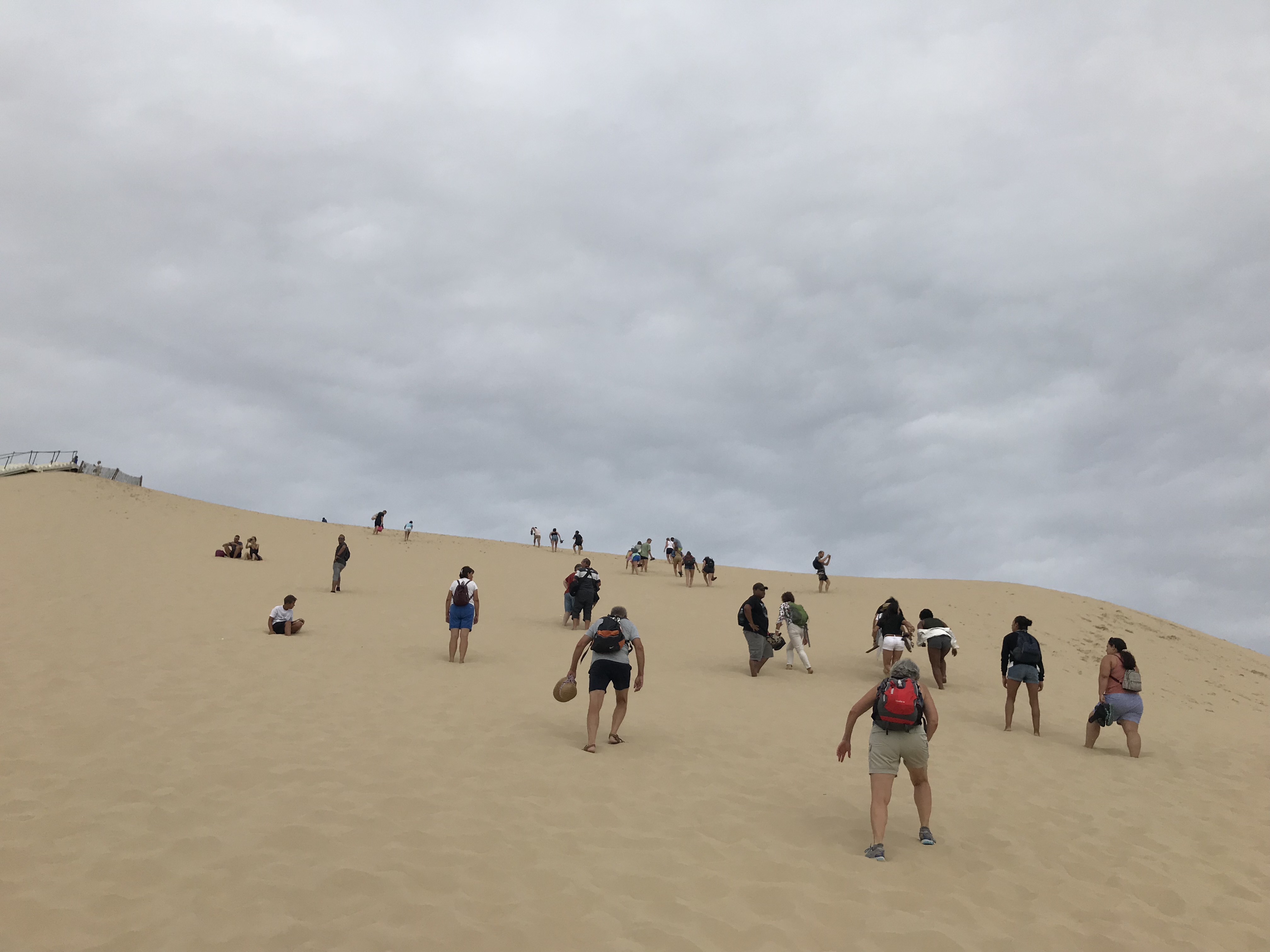 Ascension de le dune du Pilat